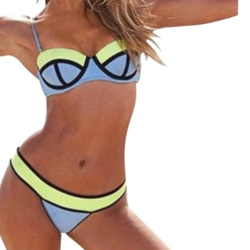Victoria’s Secret Color Block Bikini Top